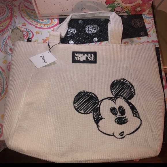NWT Disney Mickey Mouse tote in corduroy. Limited Edition - Picture 10 of 12